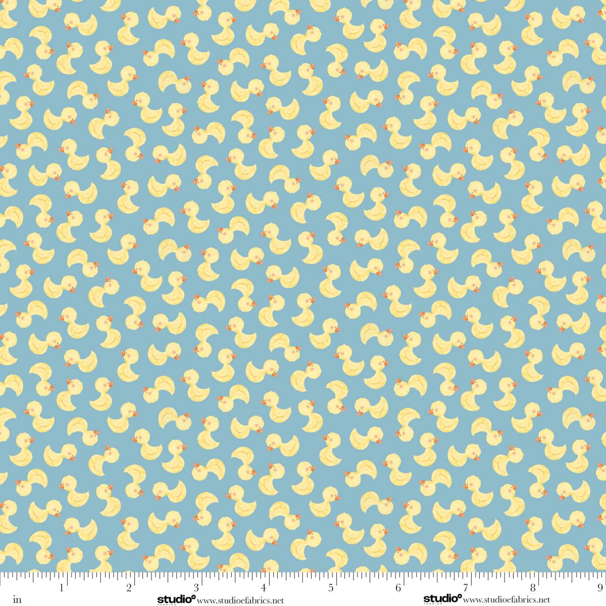 Lucky Duck fabric - Freshwater with ducks print