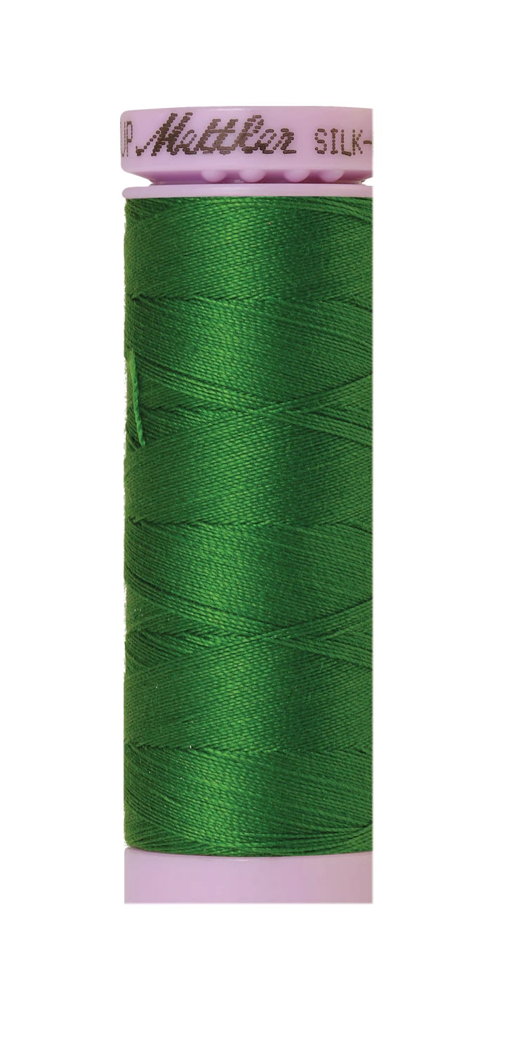 Mettler 0214 Silk-Finish 50wt Solid Cotton Thread 164yd/150M Treetop