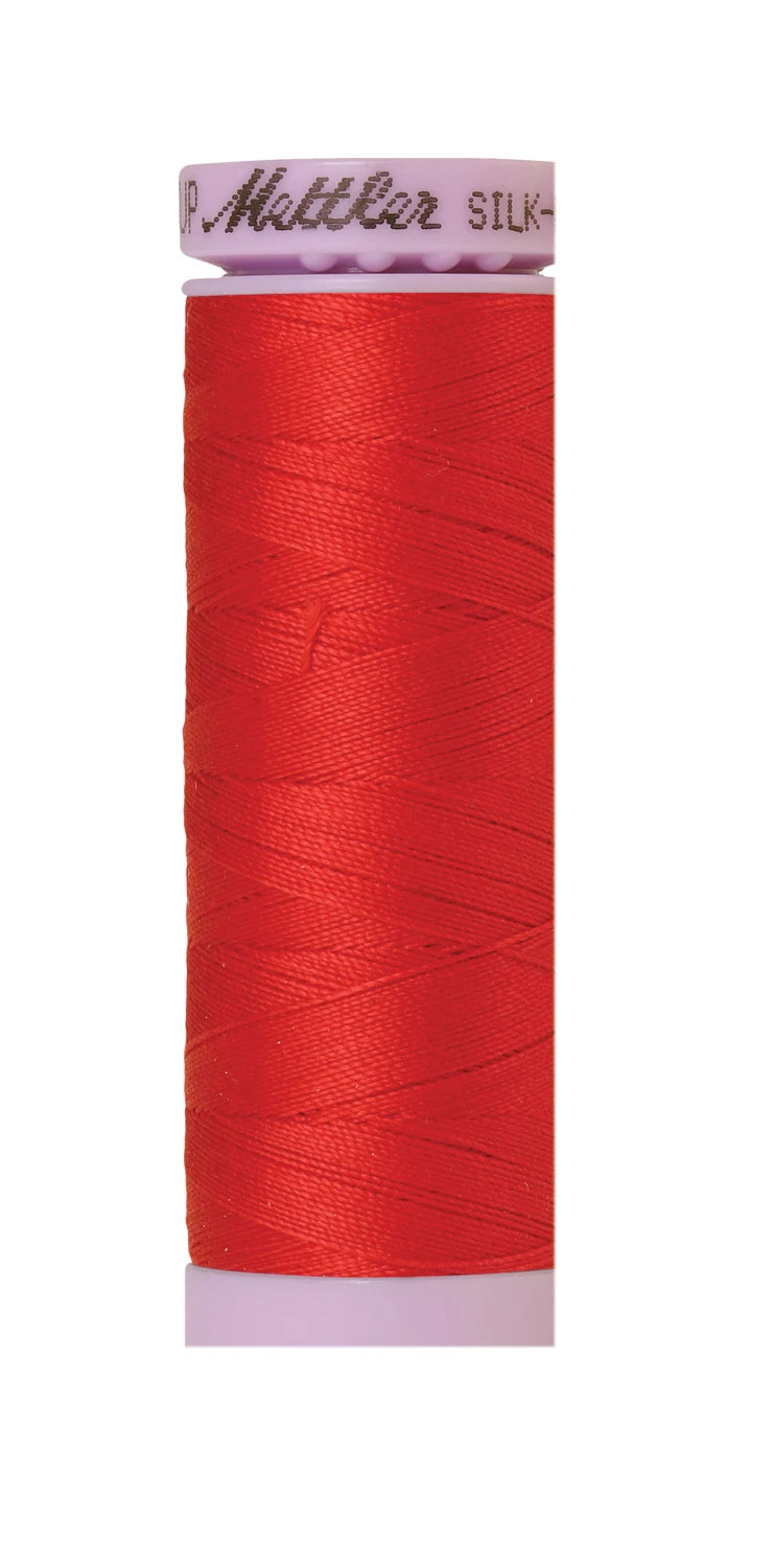 Mettler 0510 Silk-Finish 50wt Solid Cotton Thread 164yd/150M Hibiscus