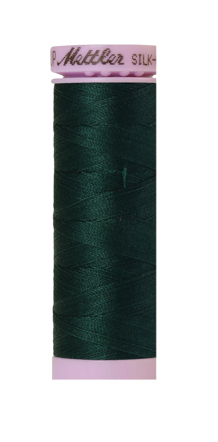 Mettler 0757 Silk-Finish 50wt Solid Cotton Thread 164yd/150M Swamp