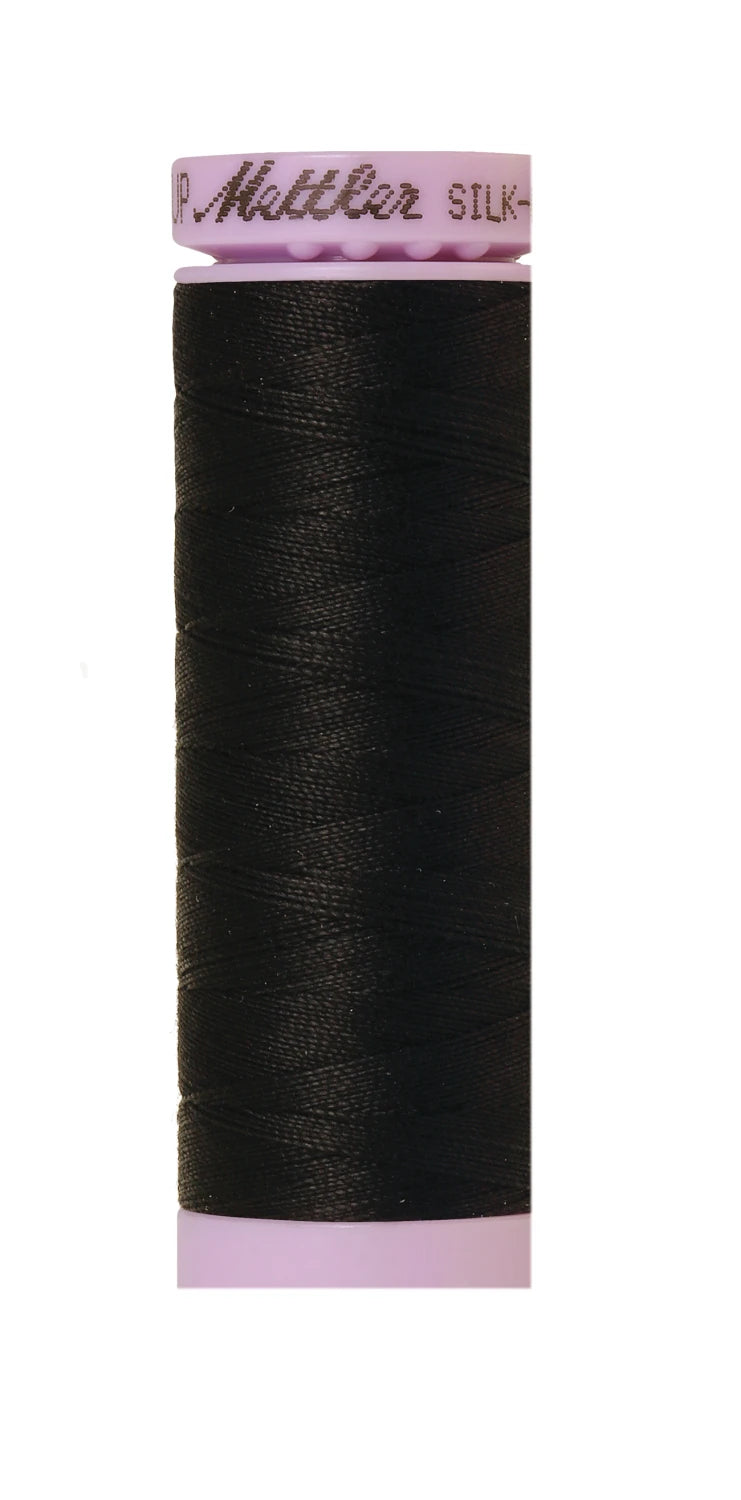 Mettler 4000 Silk-Finish 50wt Solid Cotton Thread 164yd/150M Black