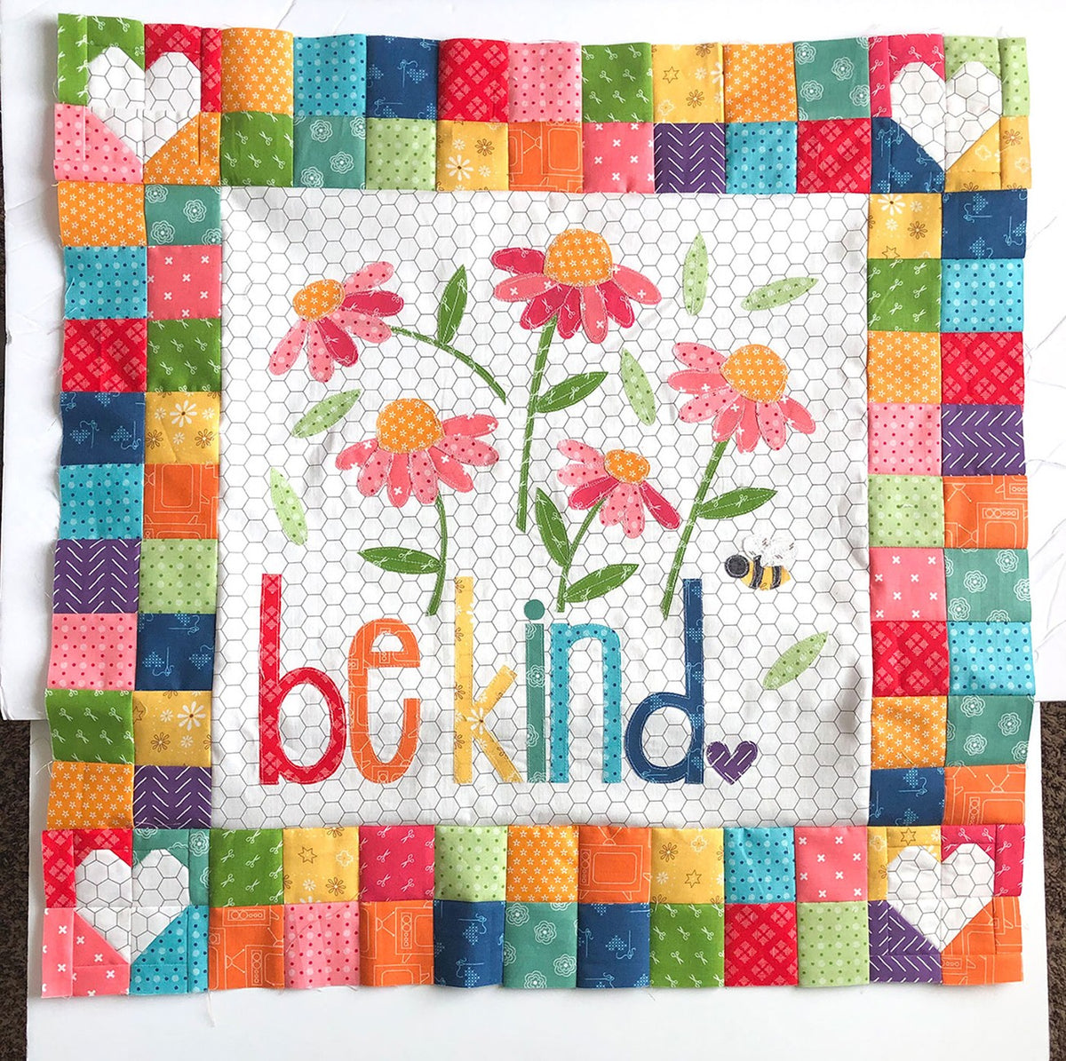 Be Kind mini quilt