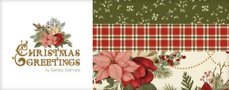 Christmas Greetings 5in Squares 42pcs