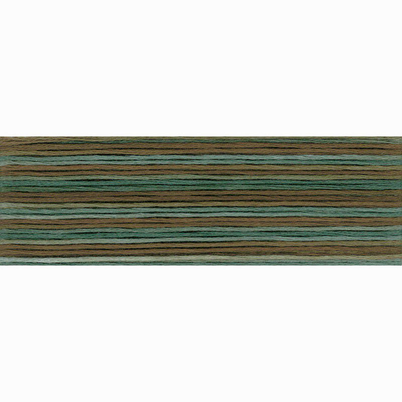 Cosmo Seasons Variegated Floss 8050 Dark Blues/Browns