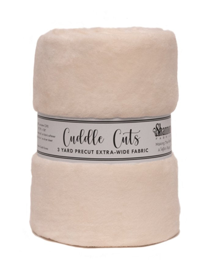 Cuddle Cuts Ivory 3 Yard Wide