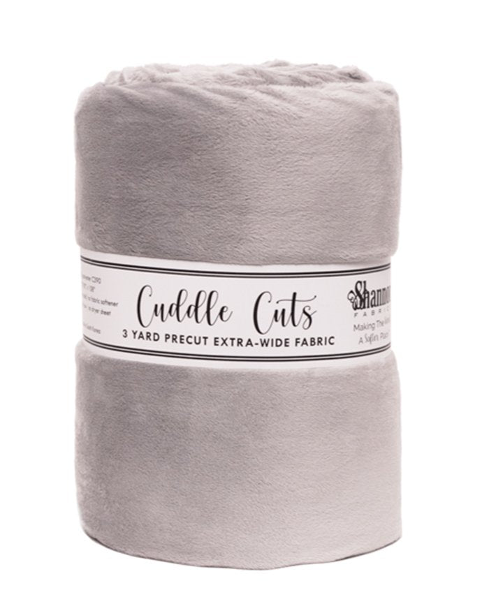 Cuddle Cuts Silver 3 Yard Wide