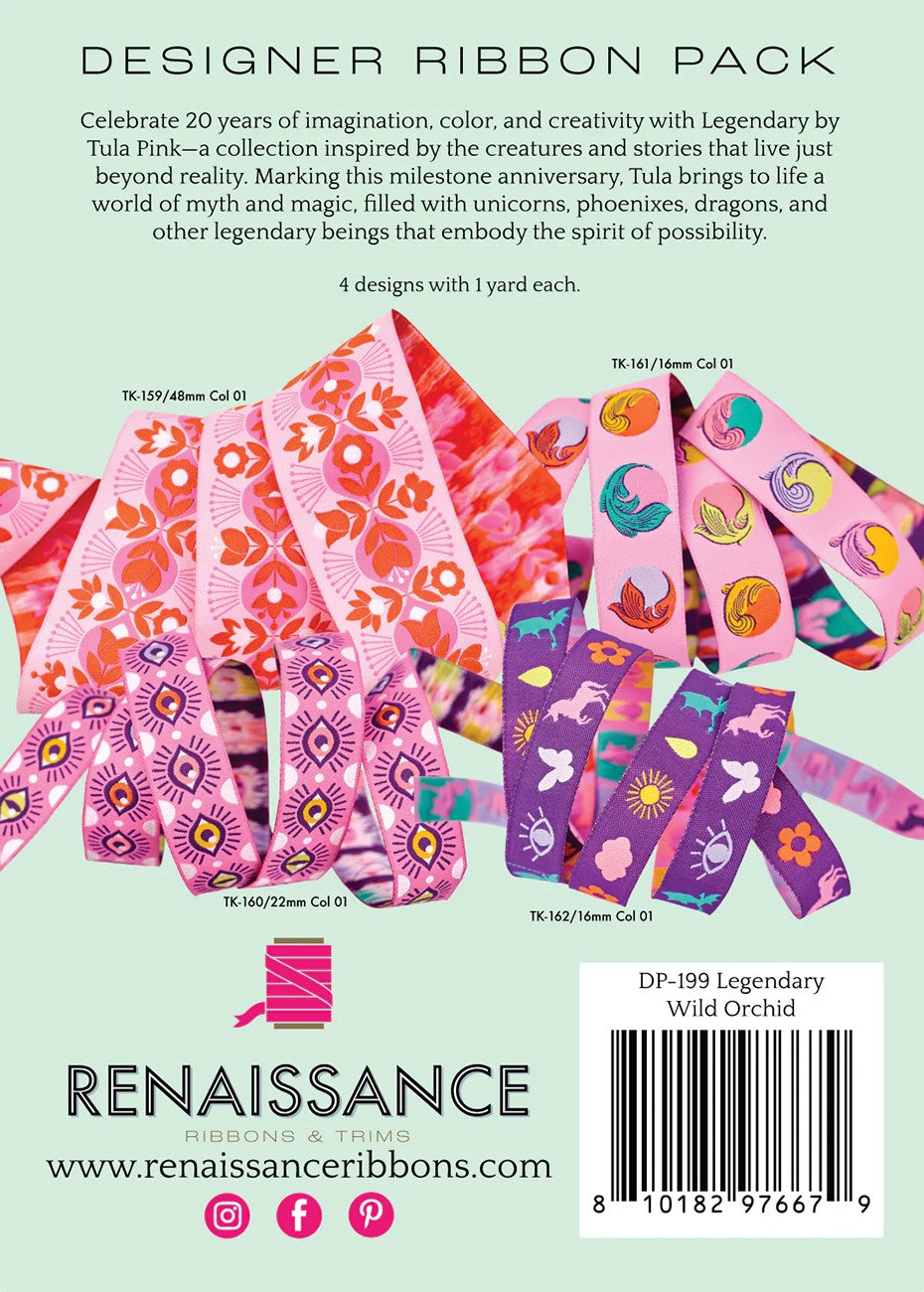 Tula Pink Legendary Wild Orchid Designer Pack