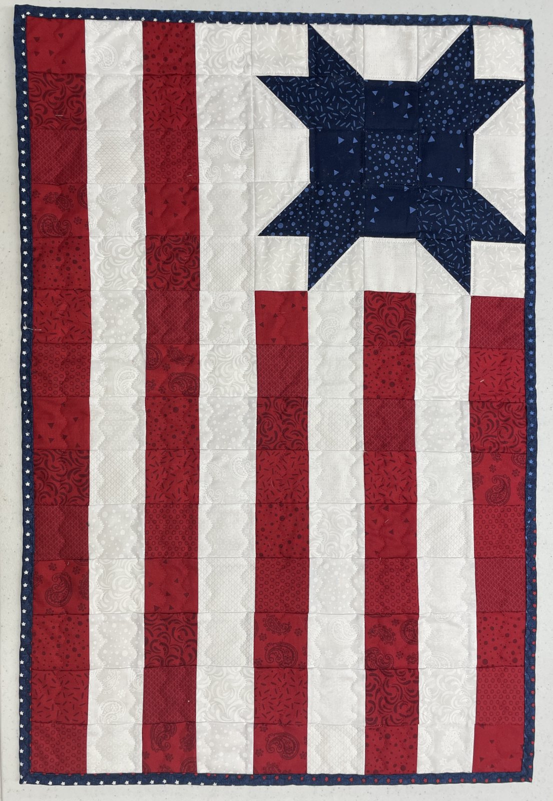 Grid Star Flag