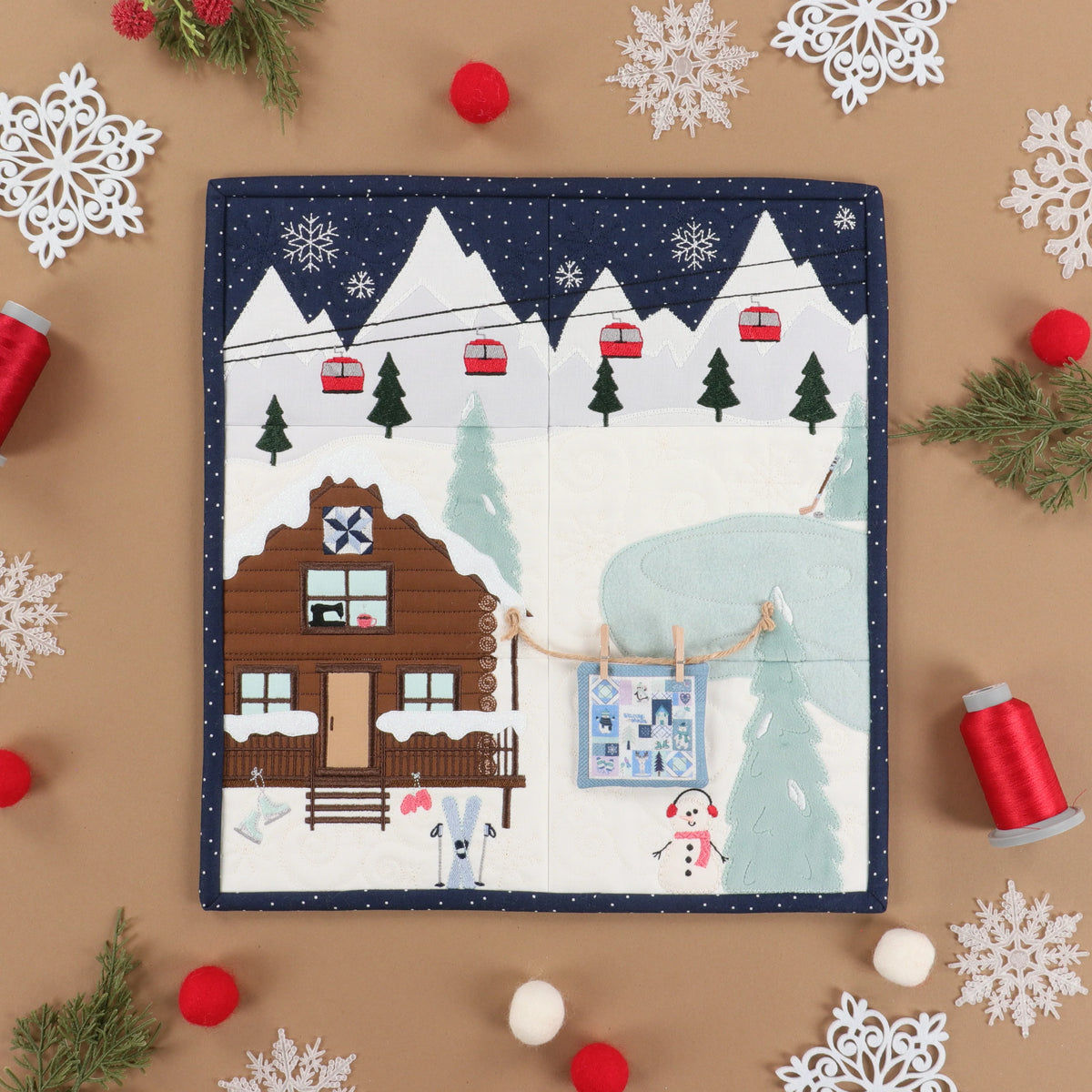 Kimberbell Home Sewn January Fabric Kit