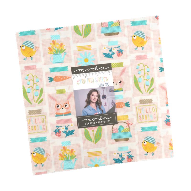 Hop Into Spring Layer Cake® 39090LC Moda Precuts#1