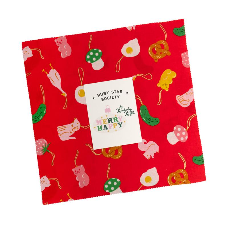 Merry Happy Layer Cake® RS3097LC Ruby Star Precut#1