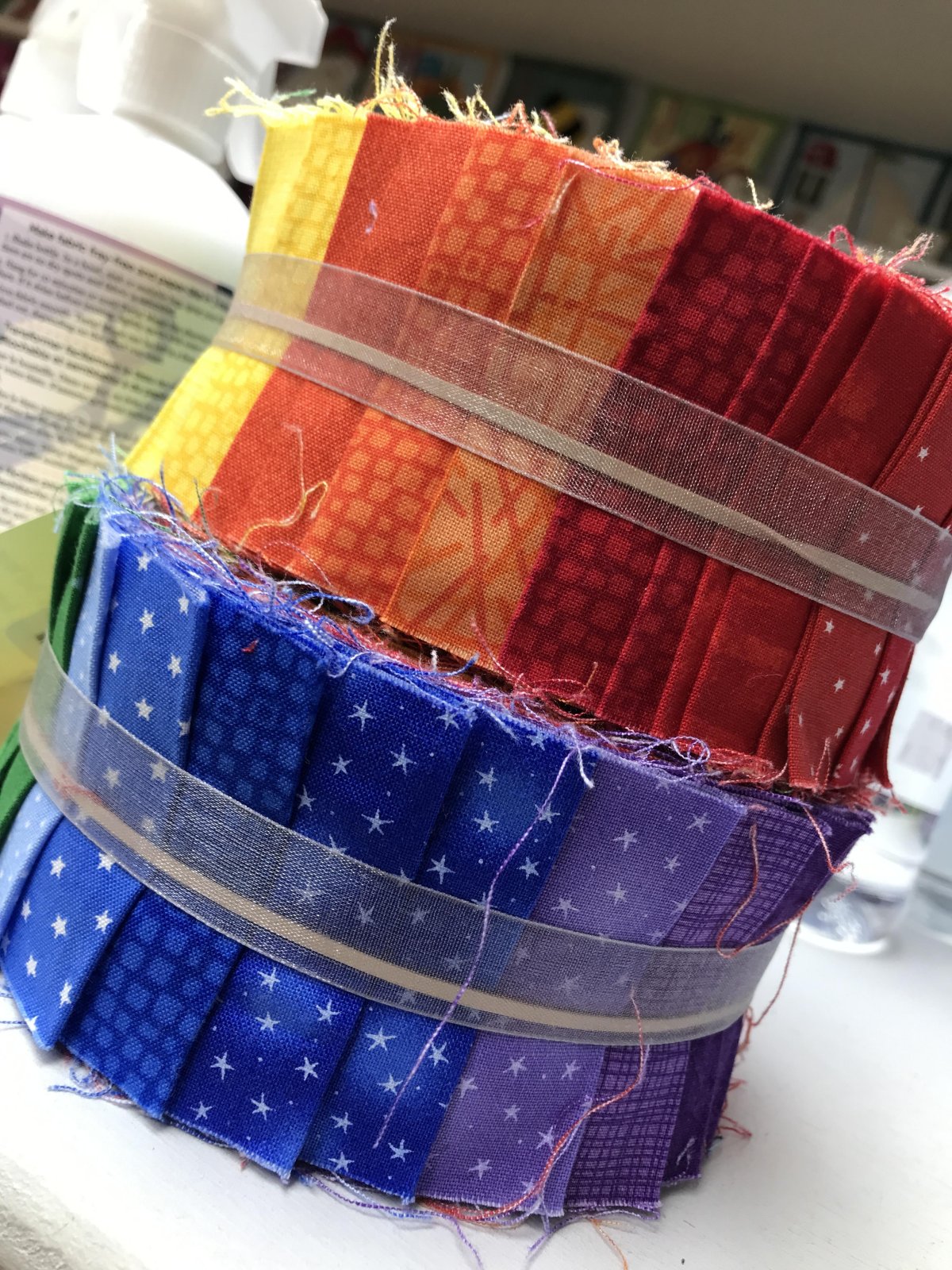 QC Exclusive Rainbow Bright Jelly Roll