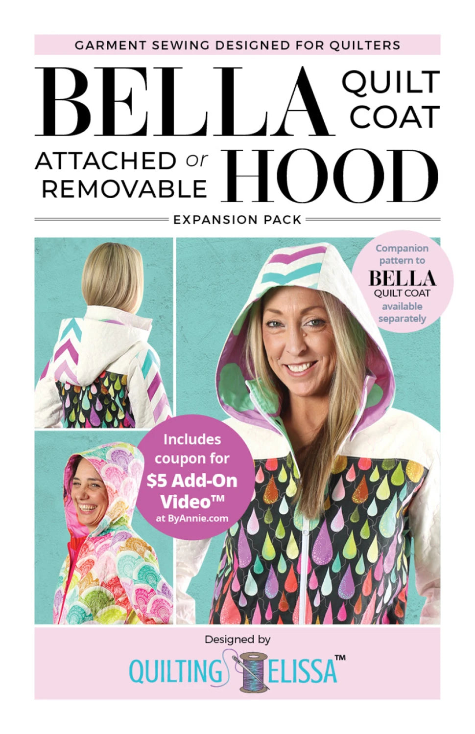 Bella Hood Expansion Pack Pattern from By Annie