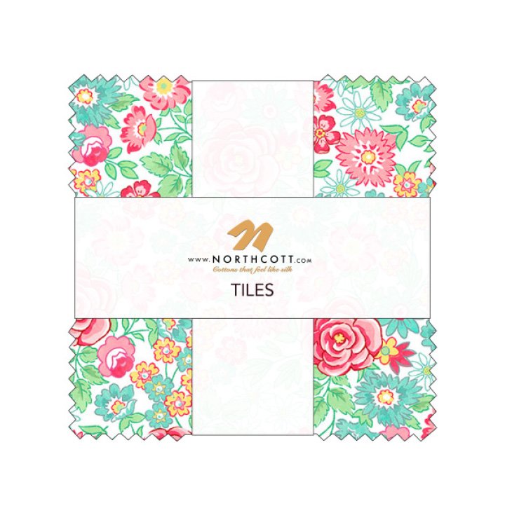 Quilting In Bloom 10" Tiles