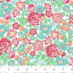 Quilting In Bloom Floral Trail White Multi 6544