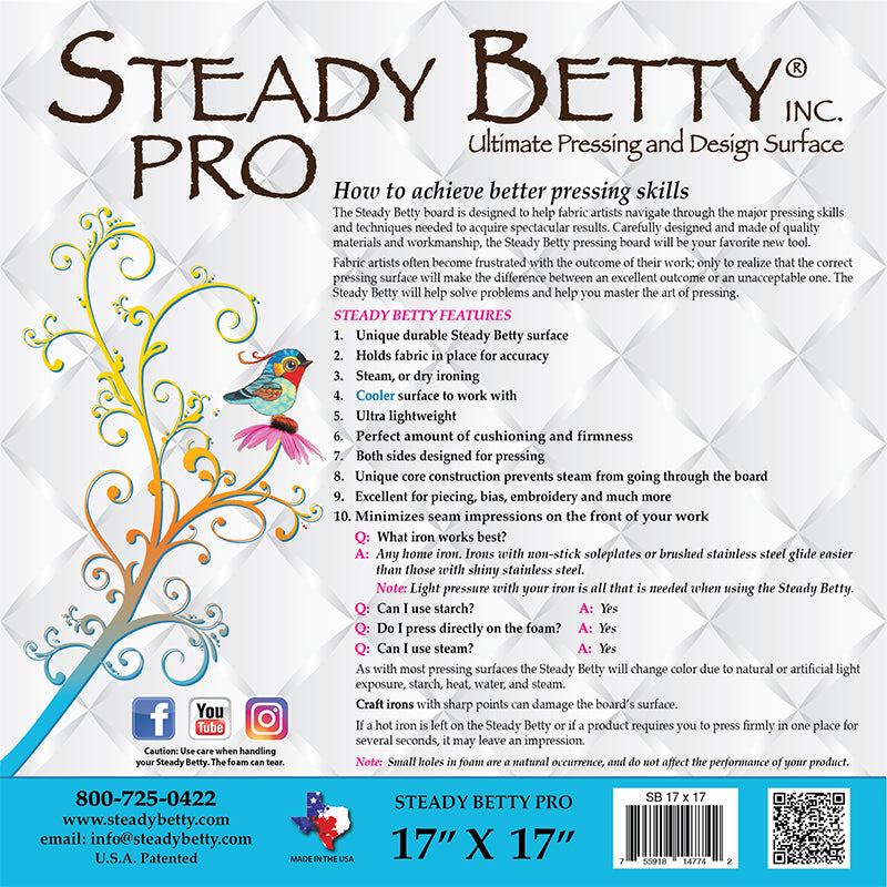 Steady Betty Pro 17 x 17
