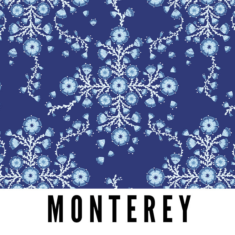 Splash Laminate Cotton Fabric 1 Yard Cut - Monterey
