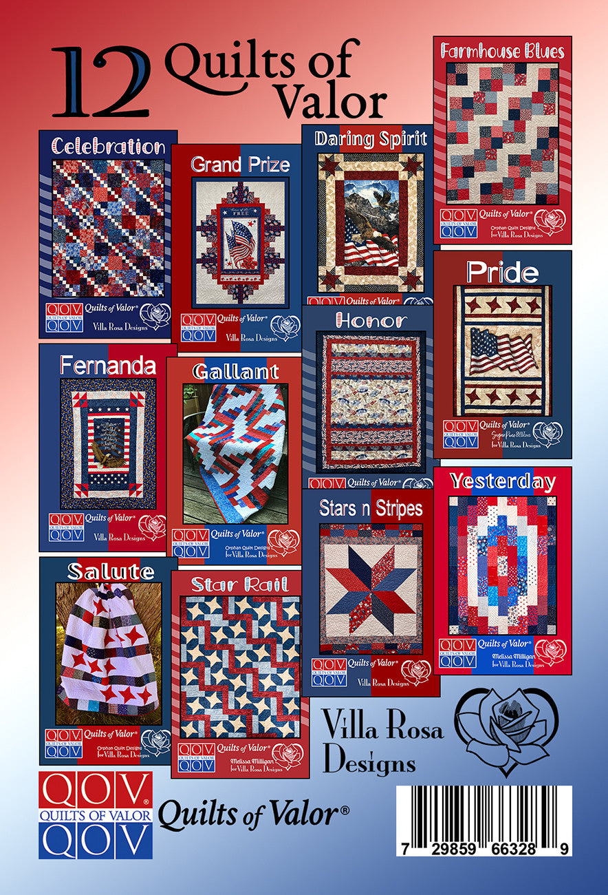 Villa Rosa Designs Quilts of Valor Pattern Book