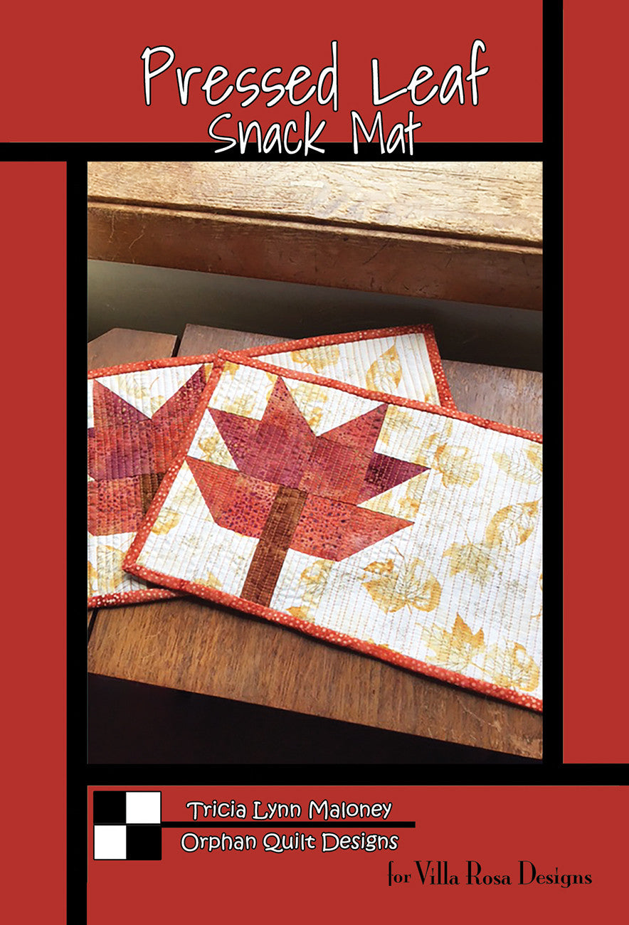 Villa Rosa Designs Pressed Leaf Snack Mat Pattern