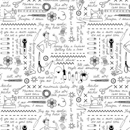 White Sweary Stitching 6167