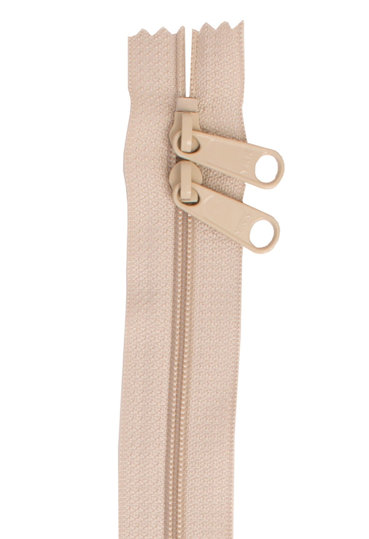 Handbag Zipper 30 Natural