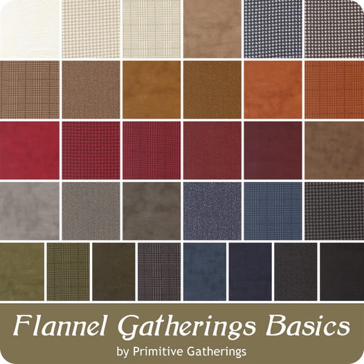 Flannel Gatherings Basics Layer Cake