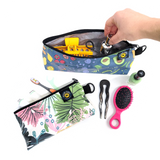 Splash Laminate Cotton Zipper Pouch Sewing Kit - Sheep