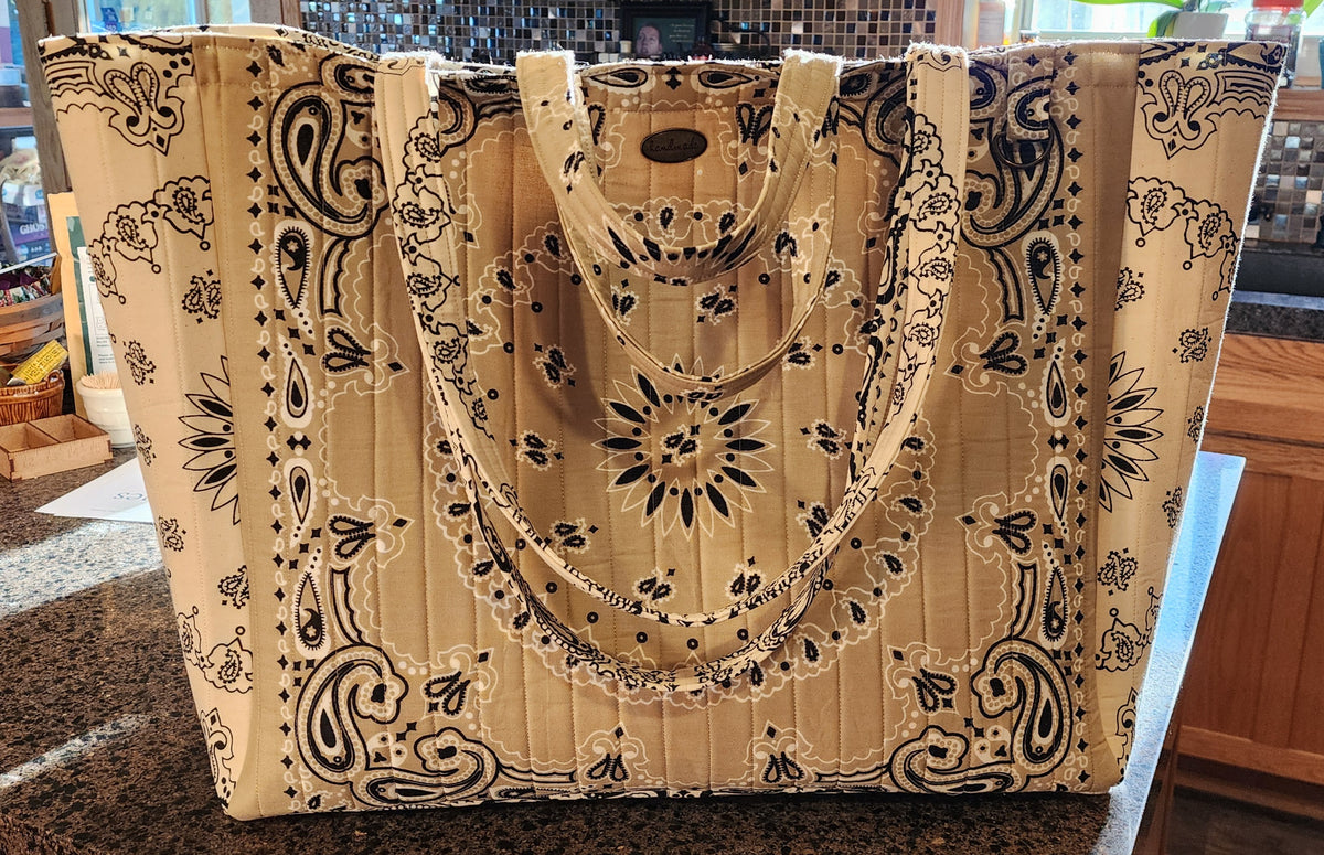 Bandana Tote Bag / Beginning Bag Making Class -  In-Person