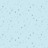 Lucky Duck fabric - Sky Raindrops print