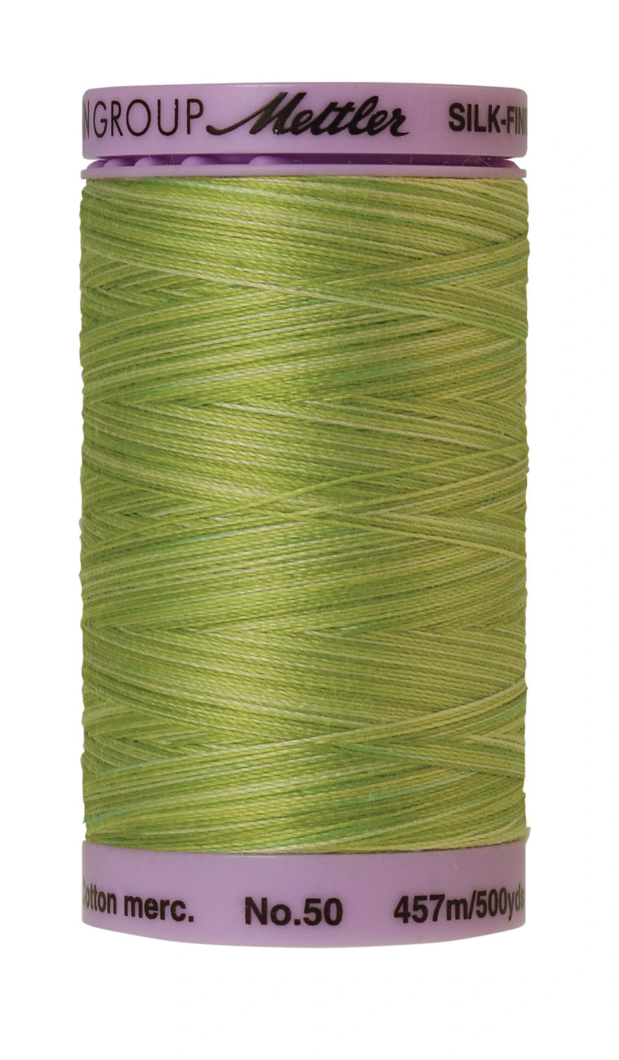 Mettler 9817 Silk-Finish 50wt Variegated Cotton Thread 500yd/457M Little Sprouts