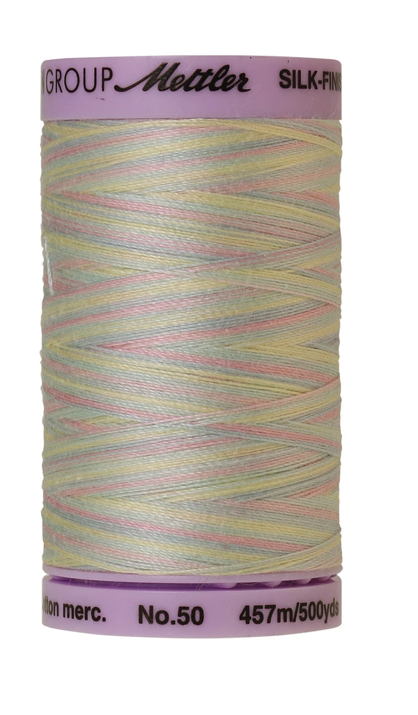 Mettler 9826 Silk-Finish 50wt Variegated Cotton Thread 500yd/457M Baby Blanket