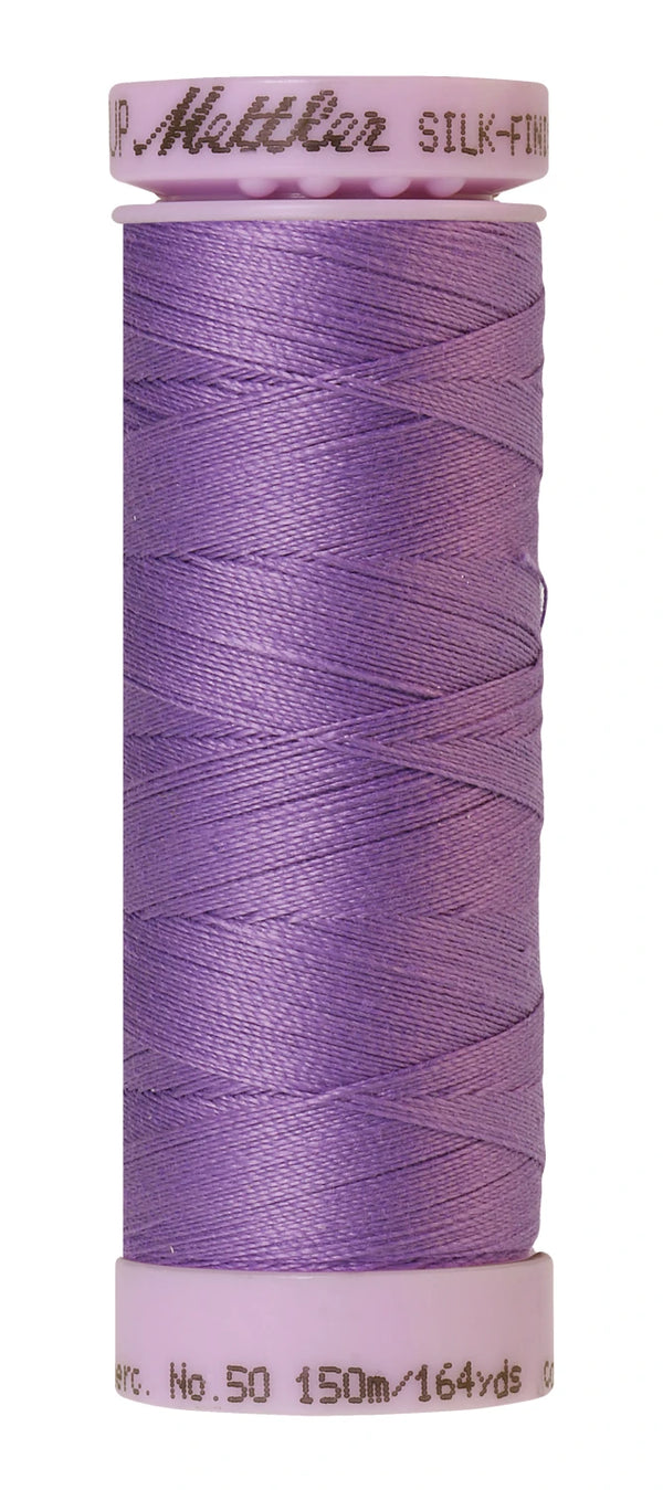 Mettler 0029 Silk-Finish 50wt Solid Cotton Thread 164yd/150M English Lavender