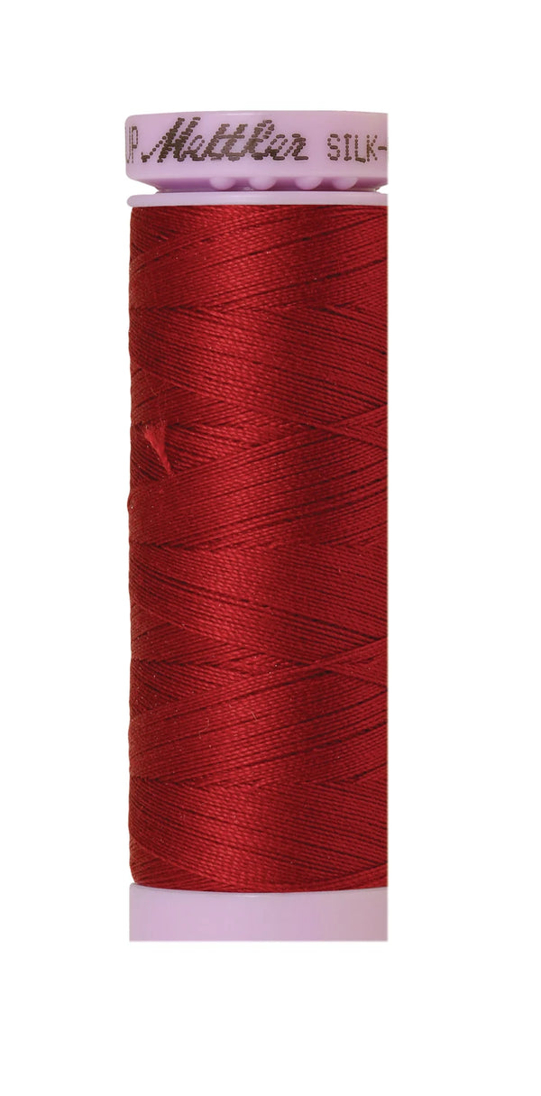 Mettler 0105 Silk-Finish 50wt Solid Cotton Thread 164yd/150M Fire Engine