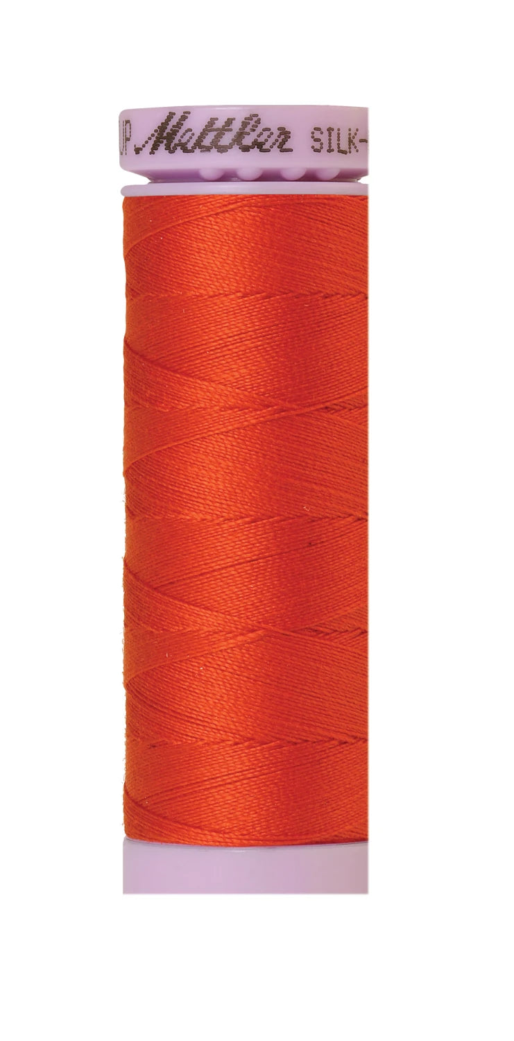 Mettler 0450 Silk-Finish 50wt Solid Cotton Thread 164yd/150M Paprika