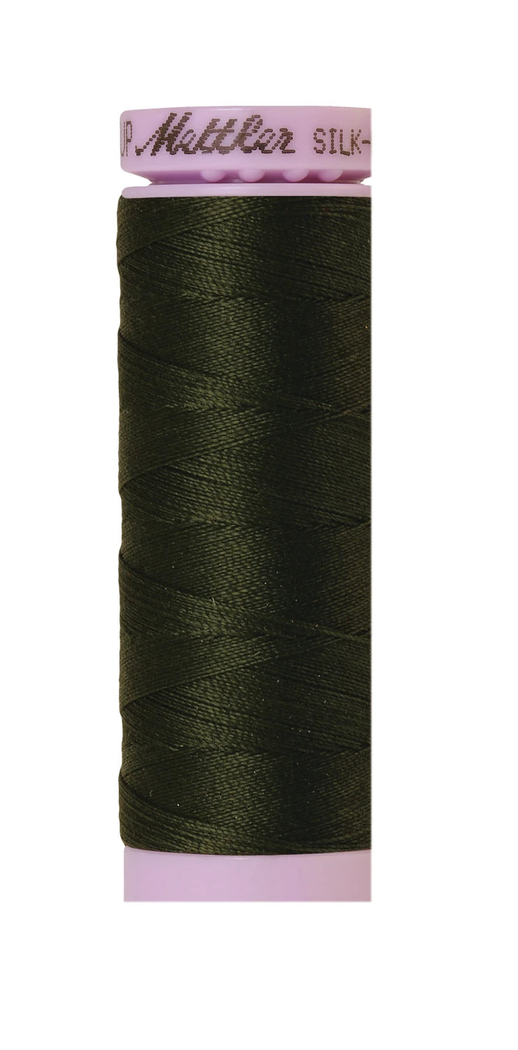 Mettler 0554 Silk-Finish 50wt Solid Cotton Thread 164yd/150M Holly