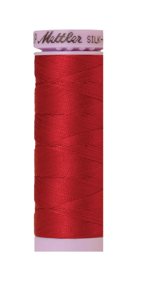Mettler 0629 Silk-Finish 50wt Solid Cotton Thread 164yd/150M Tulip