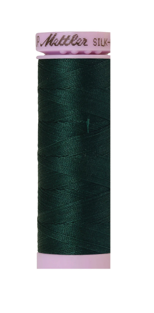 Mettler 0757 Silk-Finish 50wt Solid Cotton Thread 164yd/150M Swamp