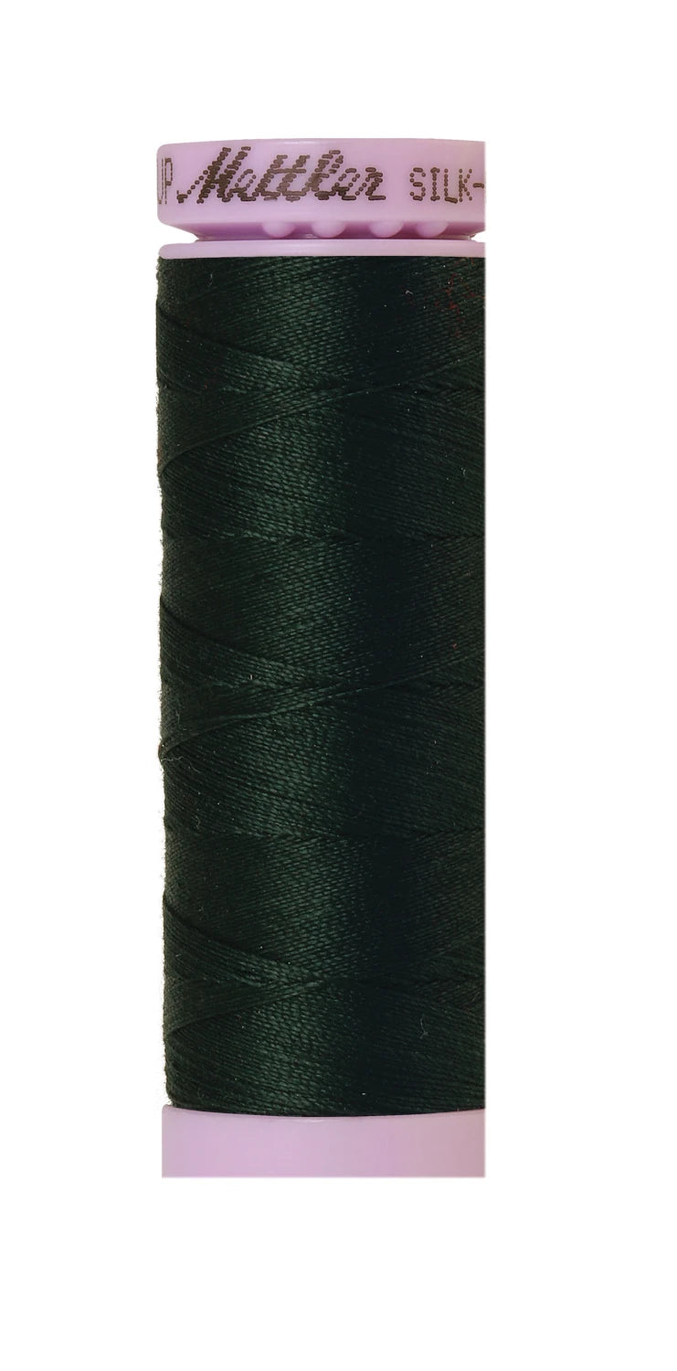 Mettler 0759 Silk-Finish 50wt Solid Cotton Thread 164yd/150M Spruce Forest