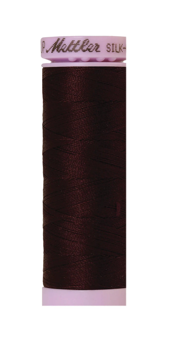Mettler 0793 Silk-Finish 50wt Solid Cotton Thread 164yd/150M Mahogany