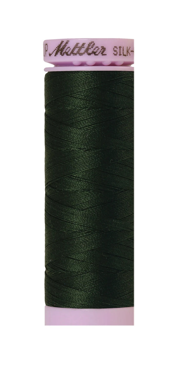 Mettler 0846 Silk-Finish 50wt Solid Cotton Thread 164yd/150M Enchanting Forest