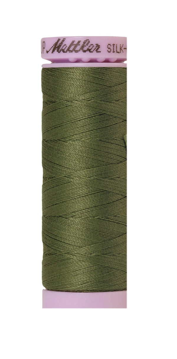 Mettler 1210 Silk-Finish 50wt Solid Cotton Thread 164yd/150M Seagrass