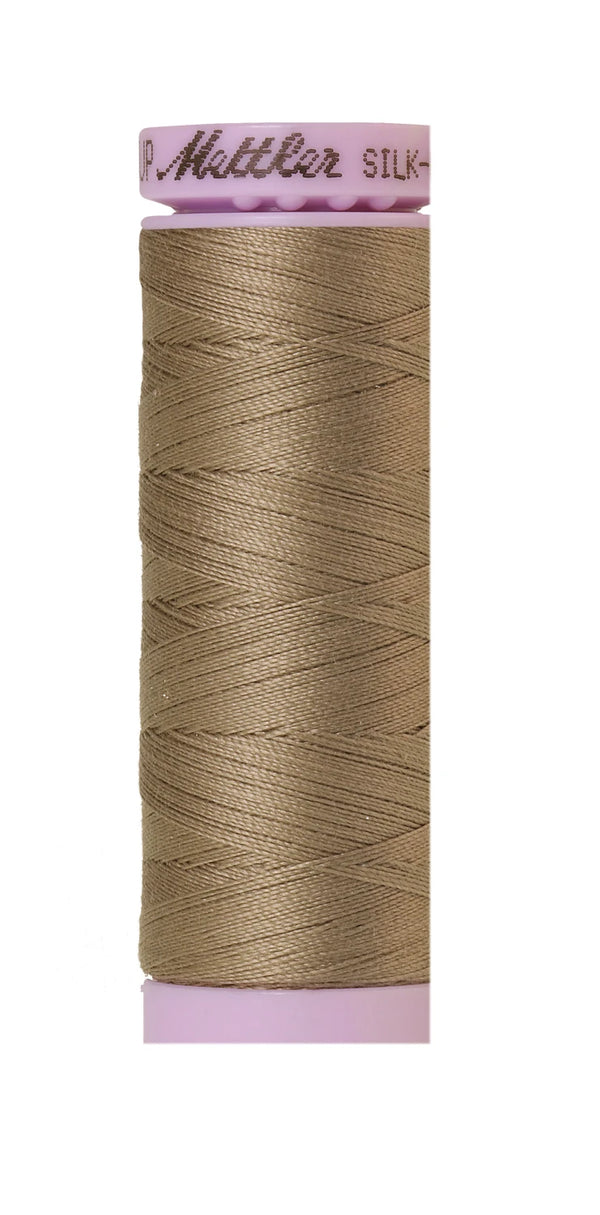 Mettler 1228 Silk-Finish 50wt Solid Cotton Thread 164yd/150M Khaki
