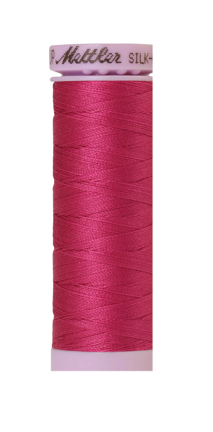 Mettler 1417 Silk-Finish 50wt Solid Cotton Thread 164yd/150M Peony