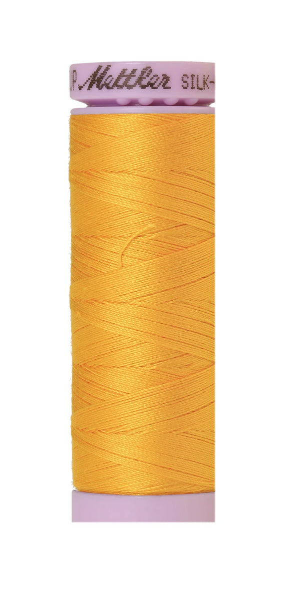 Mettler 2522 Silk-Finish 50wt Solid Cotton Thread 164yd/150M Citrus