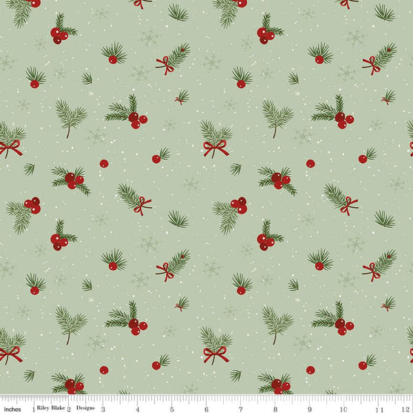 Peace on Earth Berry Clusters Light Green