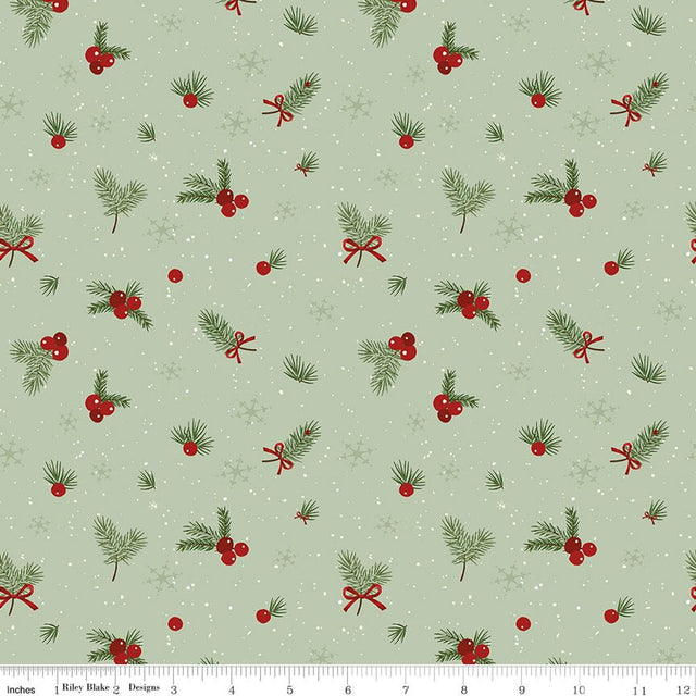 Peace on Earth Berry Clusters Light Green