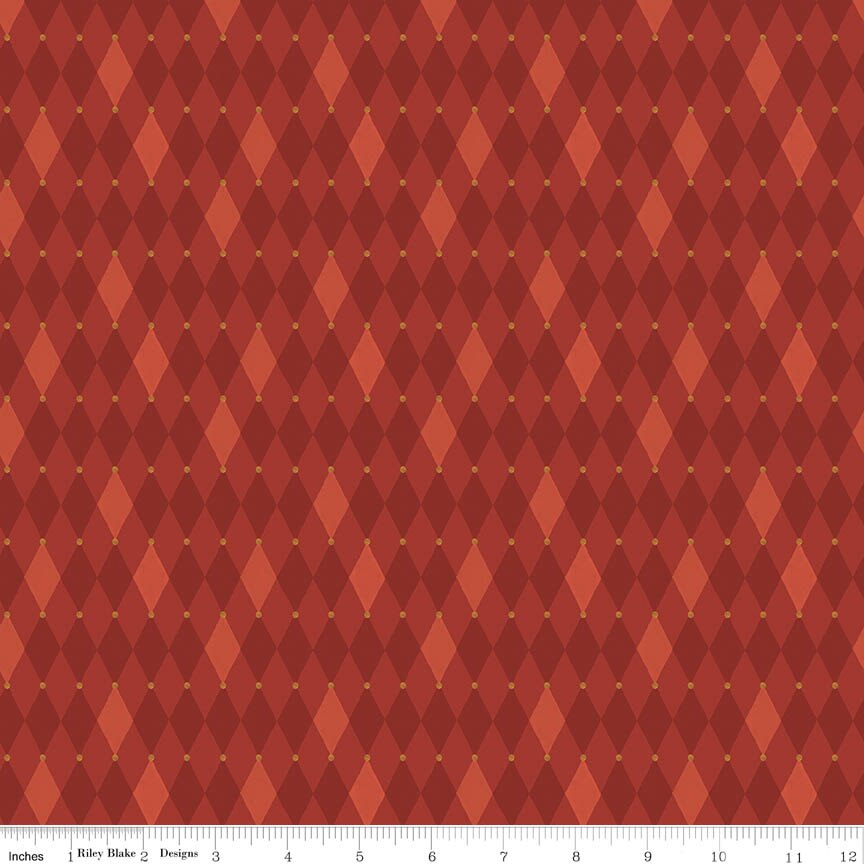 Santa's Fair Diamonds Red