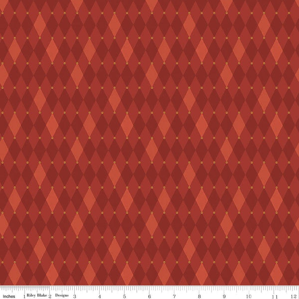 Santa's Fair Diamonds Red