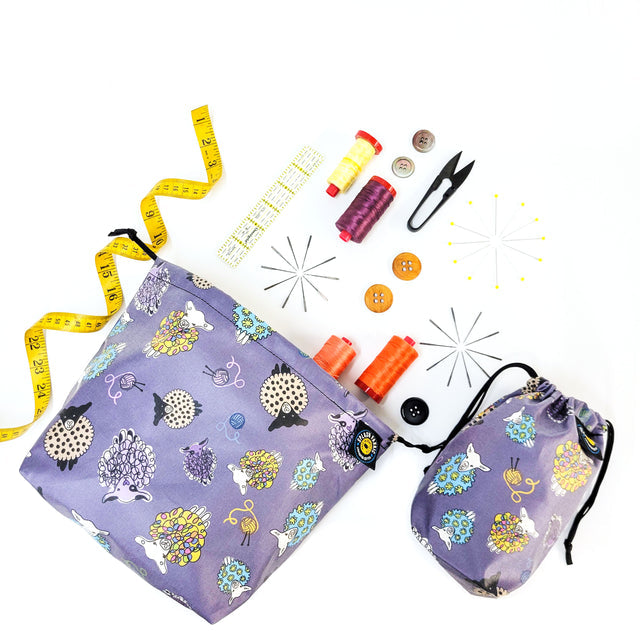 Cinch Bag Pattern by Splash Fabric