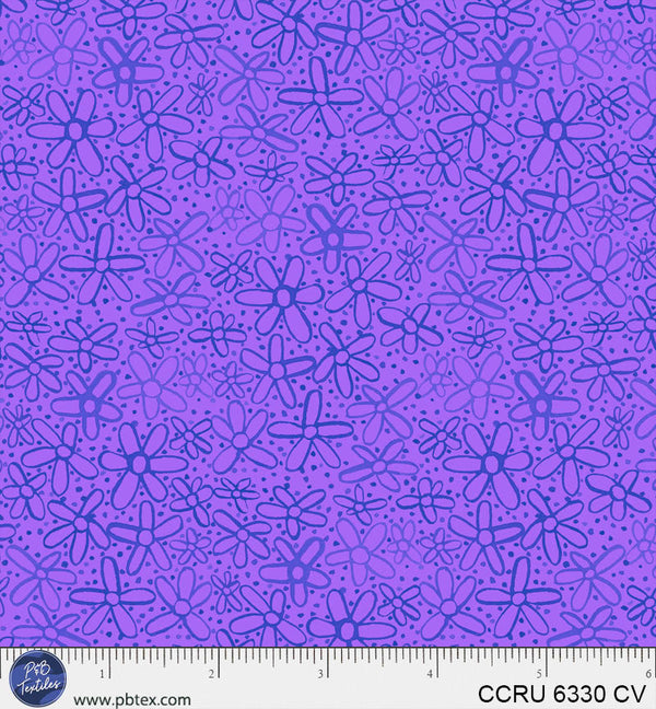 Color Crush Doodle Flower Allover CV